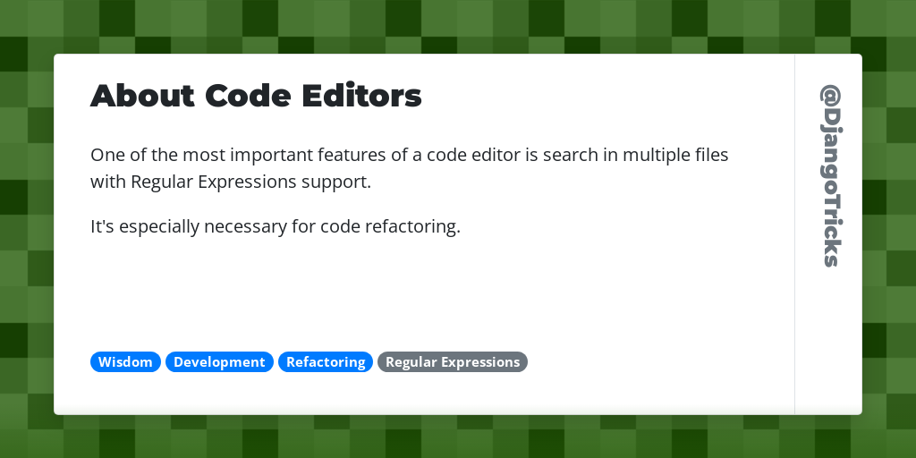 About Code Editors