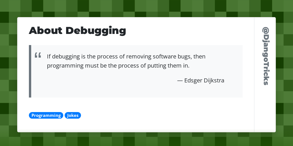 About Debugging