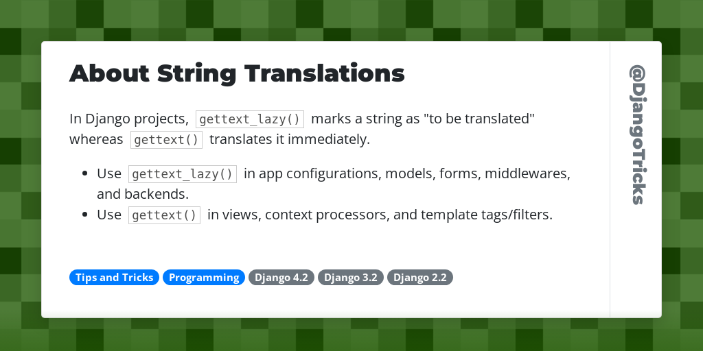 About String Translations