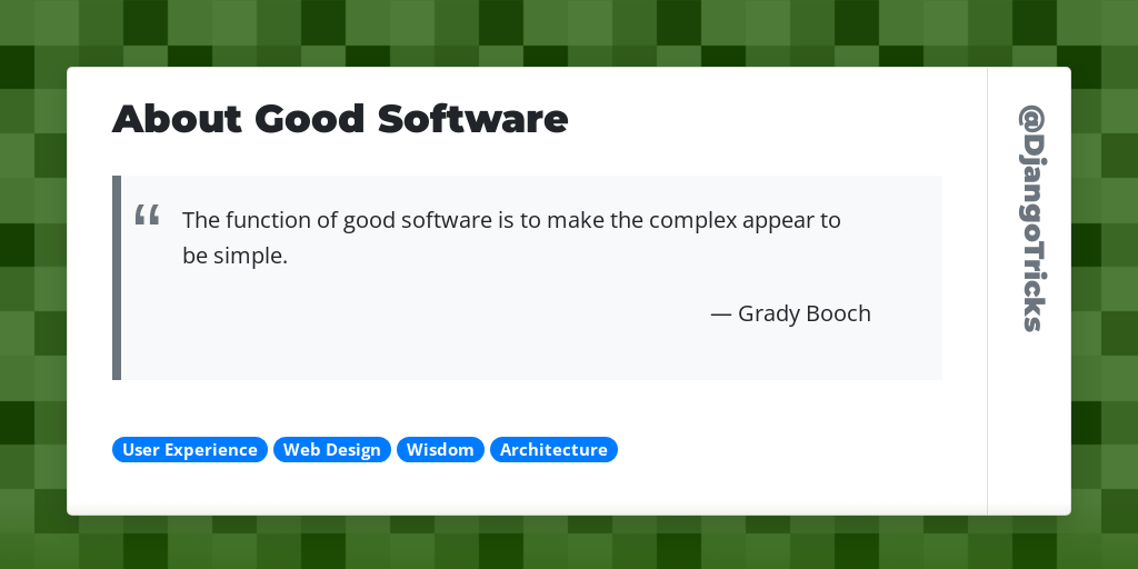 About Good Software