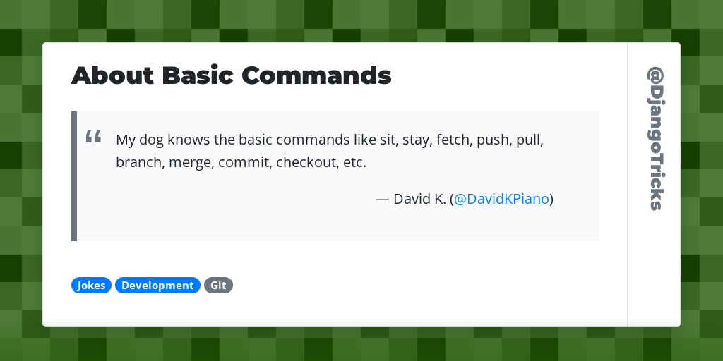 About Basic Commands