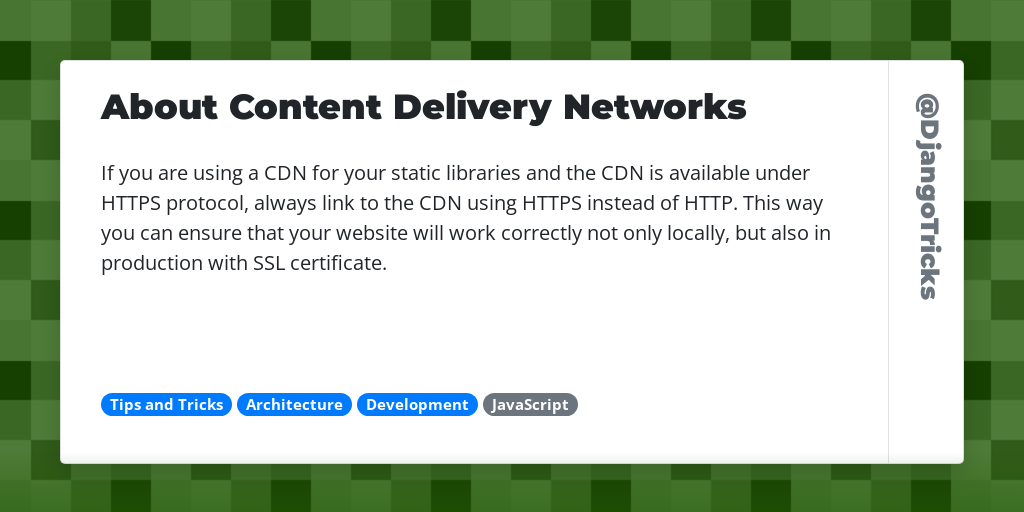 About Content Delivery Networks