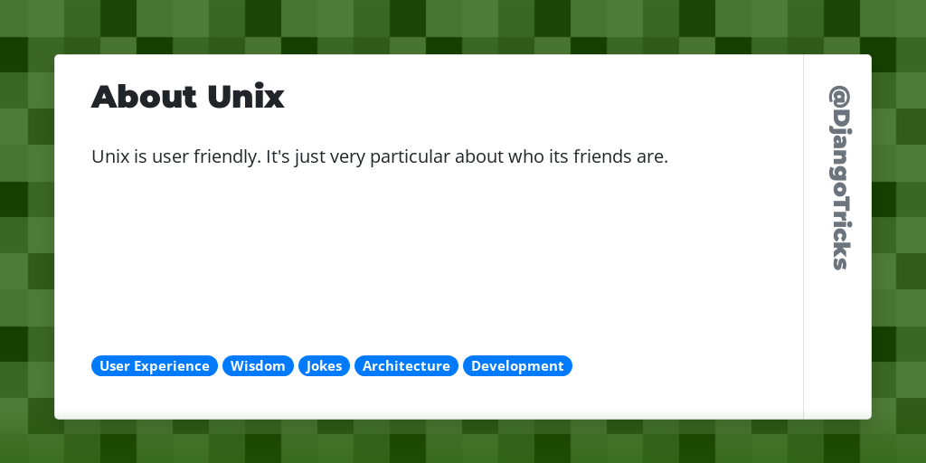 About Unix