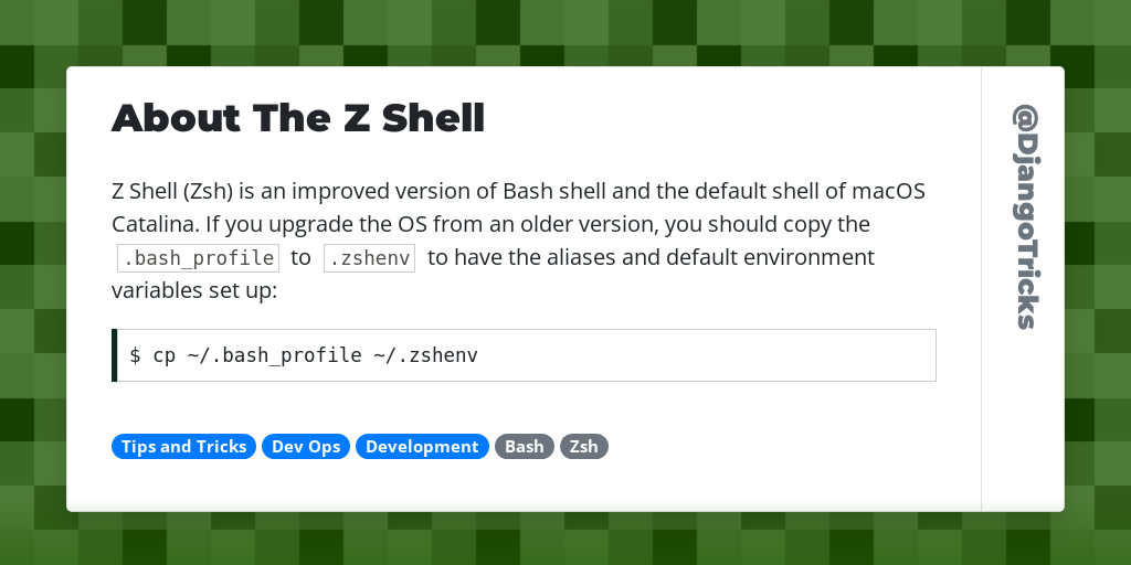 About The Z Shell