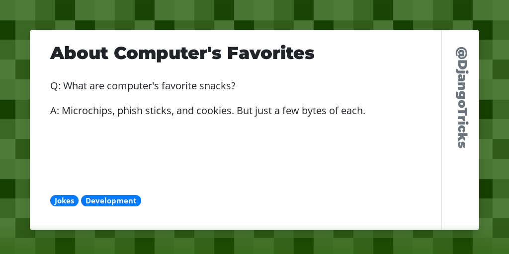 About Computer's Favorites