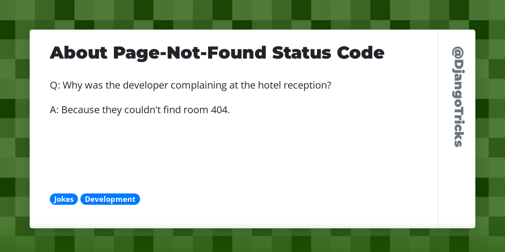 About Page-Not-Found Status Code