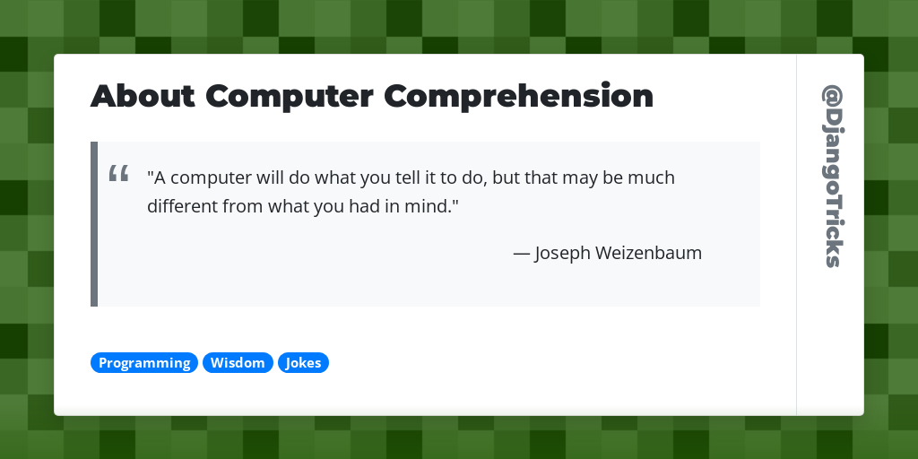  • About Computer Comprehension