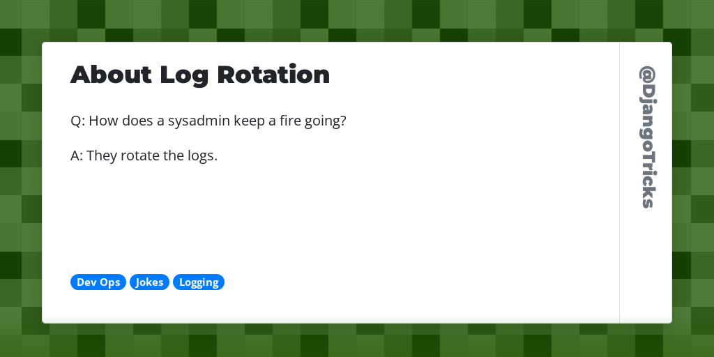 About Log Rotation