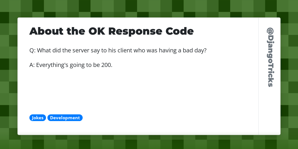 About the OK Response Code