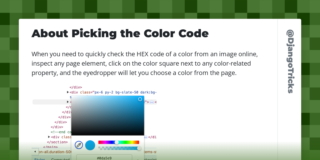 About Picking the Color Code